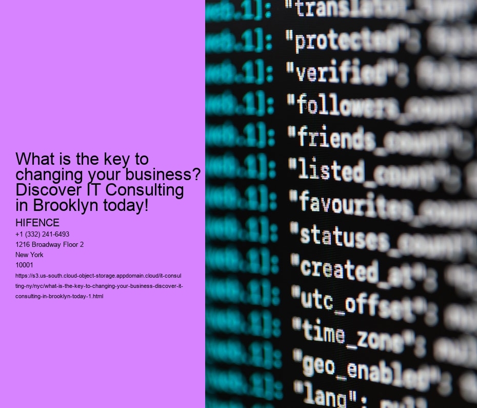 What is the key to changing your business? Discover IT Consulting in Brooklyn today!