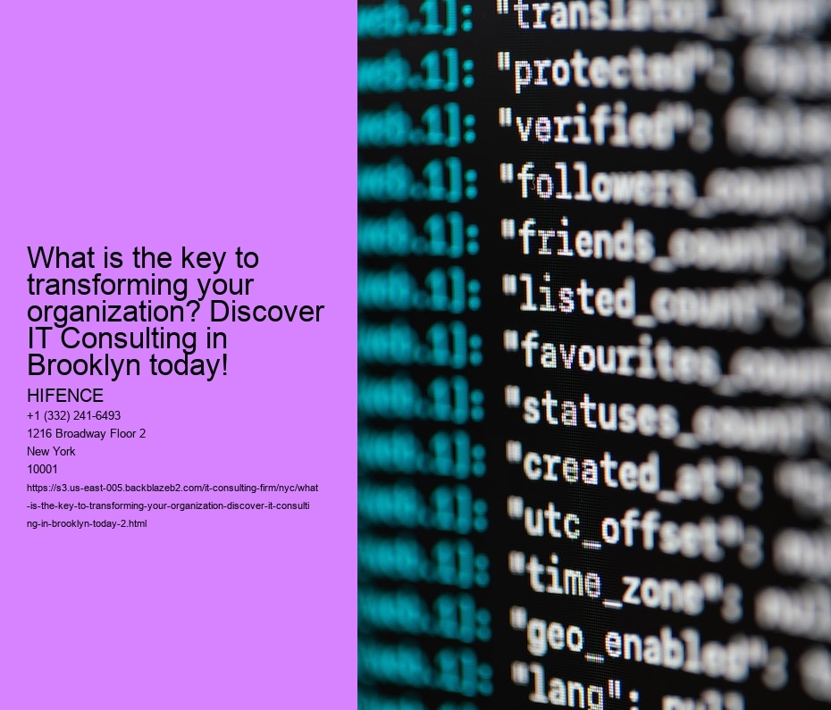 What is the key to transforming your organization? Discover IT Consulting in Brooklyn today!