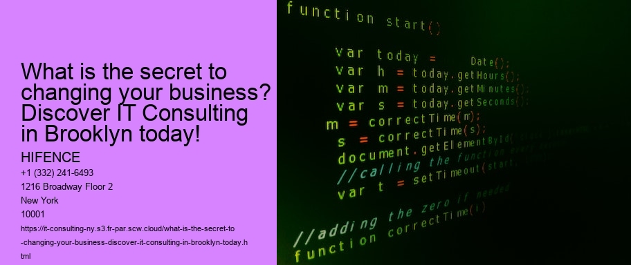 What is the secret to changing your business? Discover IT Consulting in Brooklyn today!